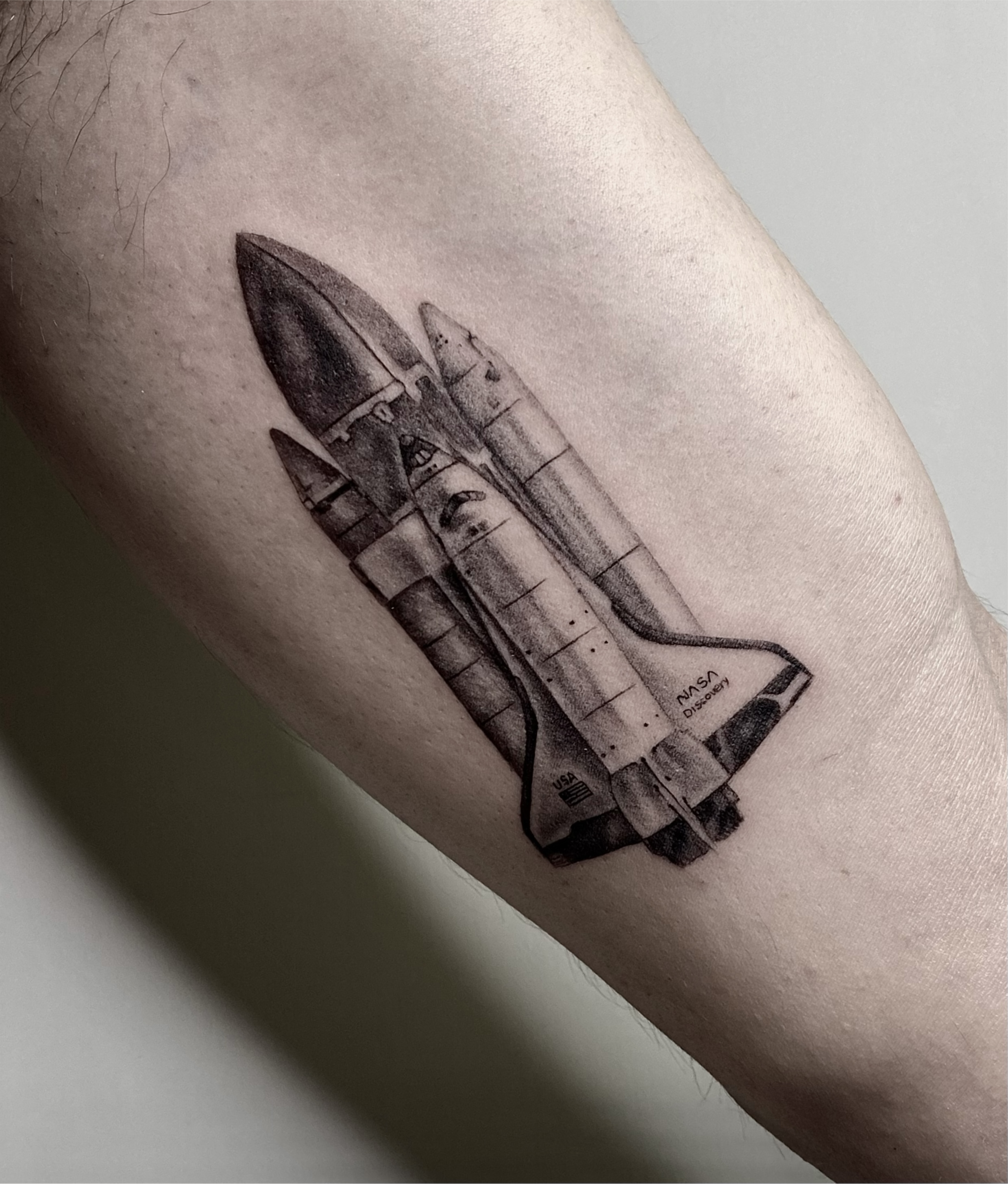 Space Shuttle Nasa Launch Tattoo by Dimas Reyes TattooNOW