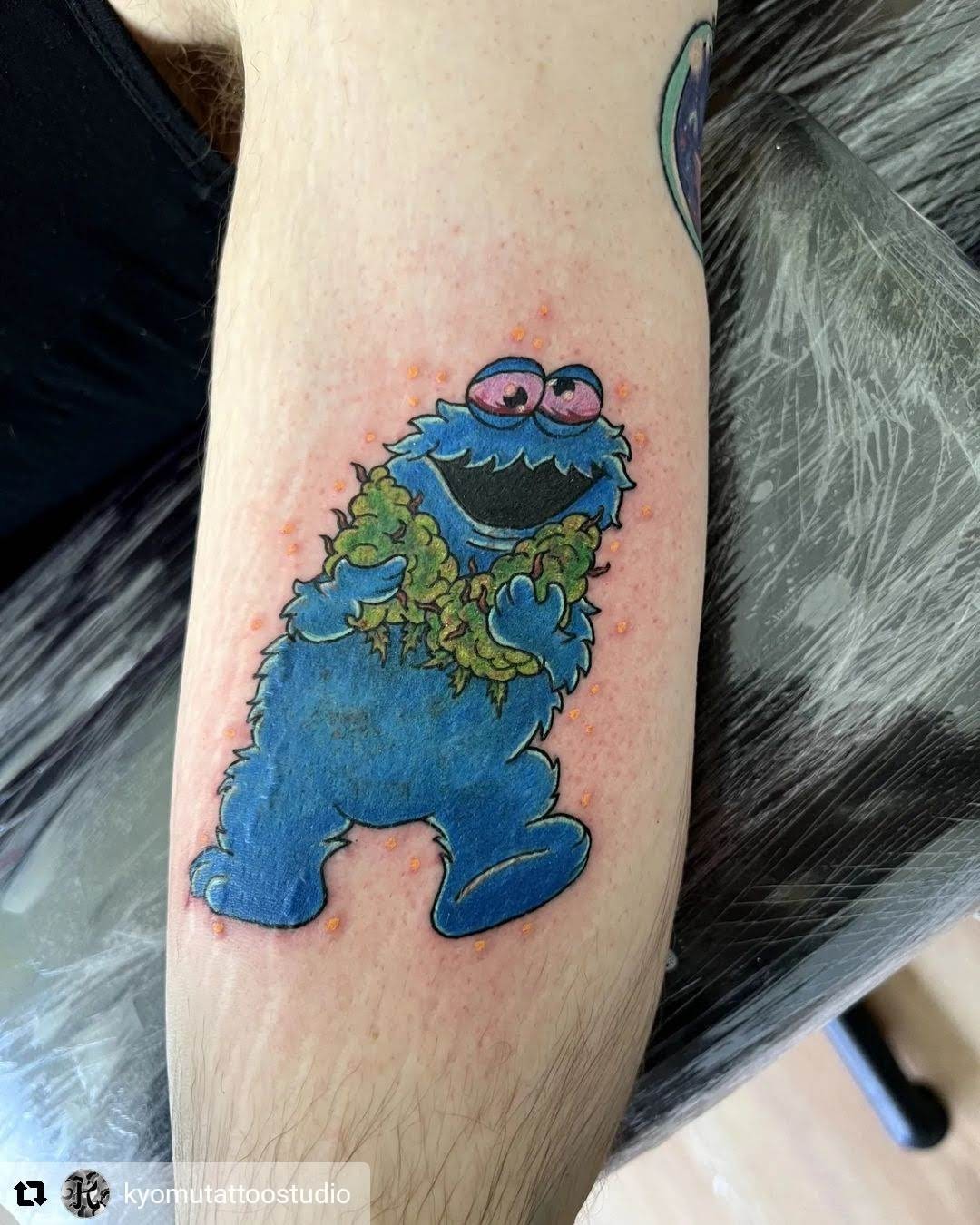 My Cookie Monster C.R.E.A.M tattoo design by sampson1721 on DeviantArt
